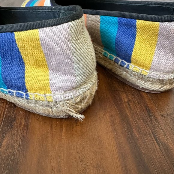CELINE Phoebe Philo Multicolor Striped Espadrilles Flats Loafers - Picture 8 of 13